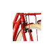 FISCHER Fahrrad CITA Retro 2.0, Pedelec(rot (glänzend), 28