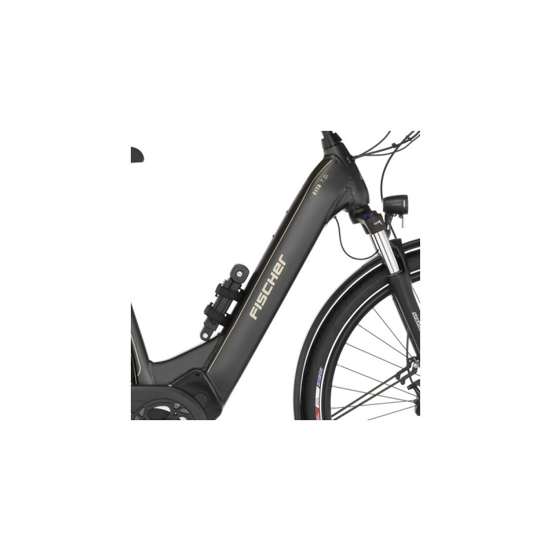 FISCHER Fahrrad Cita 7.0i, Pedelec(hellgrau, 28