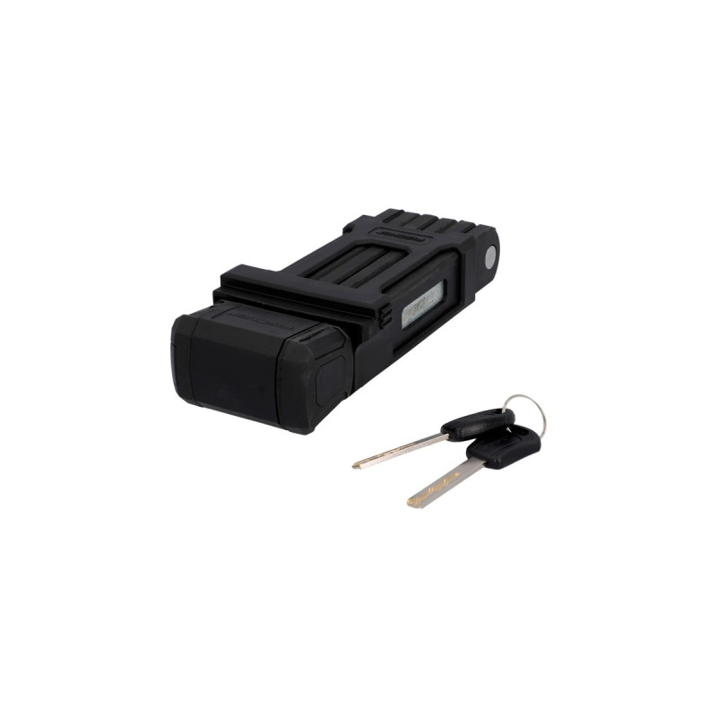 FISCHER Fahrrad Faltschloss(schwarz, 85 cm)