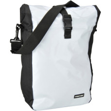 FISCHER Fahrrad Gepäckträgertasche Kurier, Fahrradkorb/-tasche(weiß)