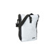 FISCHER Fahrrad Gepäckträgertasche Kurier, Fahrradkorb/-tasche(weiß)