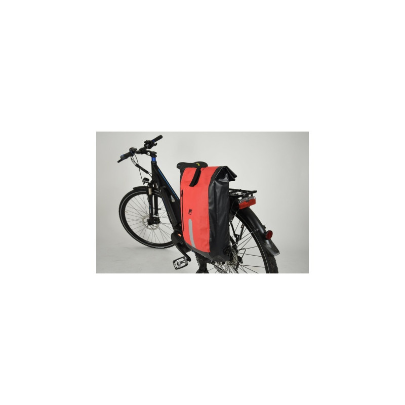 FISCHER Fahrrad Gepäckträgertasche wasserdicht, Fahrradkorb/-tasche