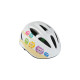 FISCHER Fahrrad Kinder Eule, Helm(weiß, Größe S/M, 52 - 55 cm)