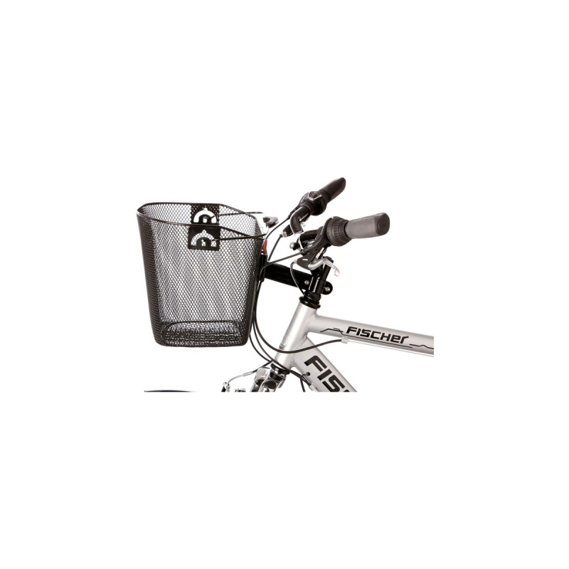 FISCHER Fahrrad Lenker-Korb mit Schnellbefestigung, Fahrradkorb/-tasche