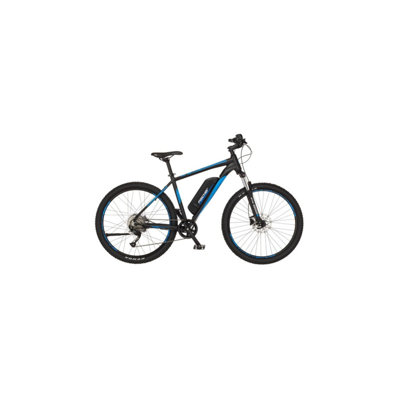 FISCHER Fahrrad Montis 2.1, Pedelec(schwarz (matt)/blau, 48 cm Rahmen, 27,5