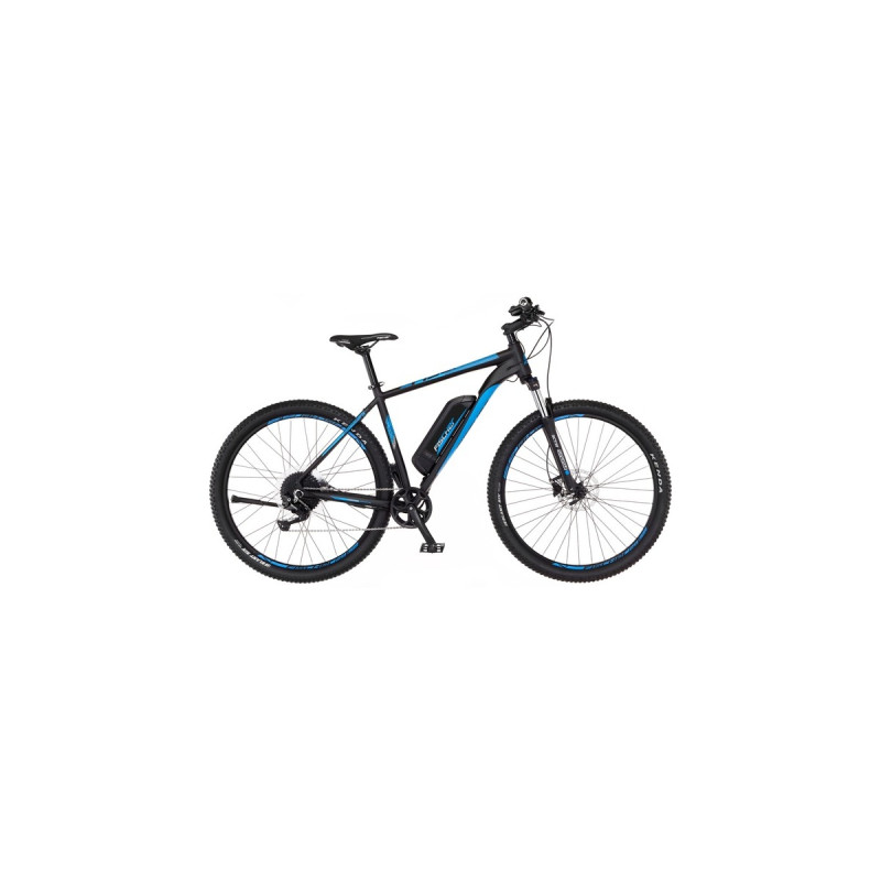 FISCHER Fahrrad Montis EM1724.1, Pedelec(schwarz/blau, 51 cm Rahmen, 29