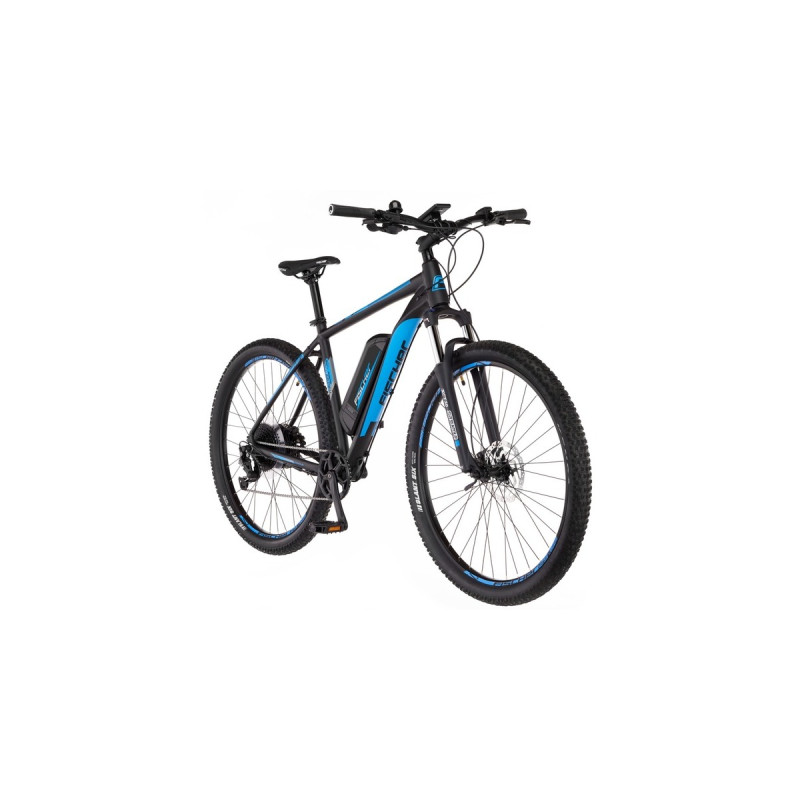 FISCHER Fahrrad Montis EM1724.1, Pedelec(schwarz/blau, 51 cm Rahmen, 29