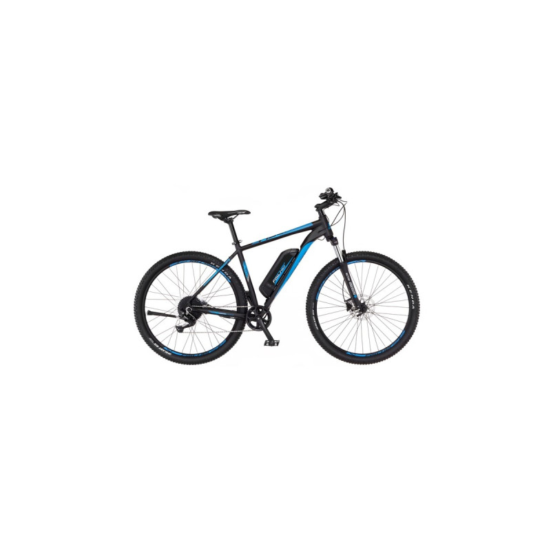 FISCHER Fahrrad Montis EM1724.1, Pedelec(schwarz/blau, 51 cm Rahmen, 29