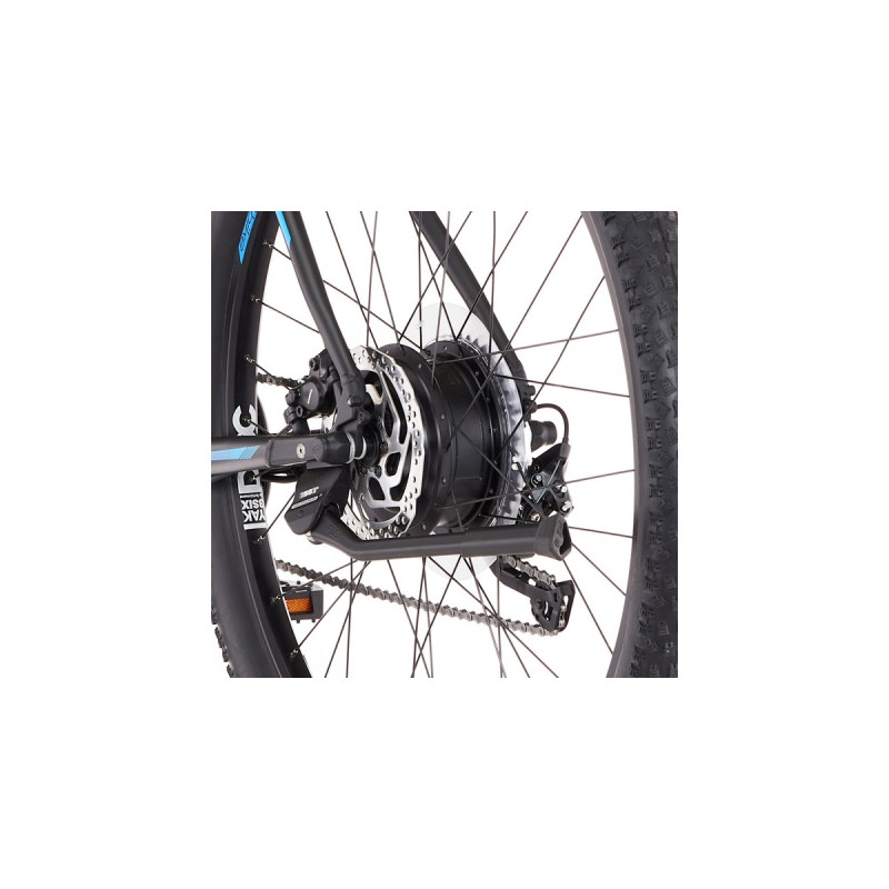 FISCHER Fahrrad Montis EM1724.1, Pedelec(schwarz/blau, 51 cm Rahmen, 29