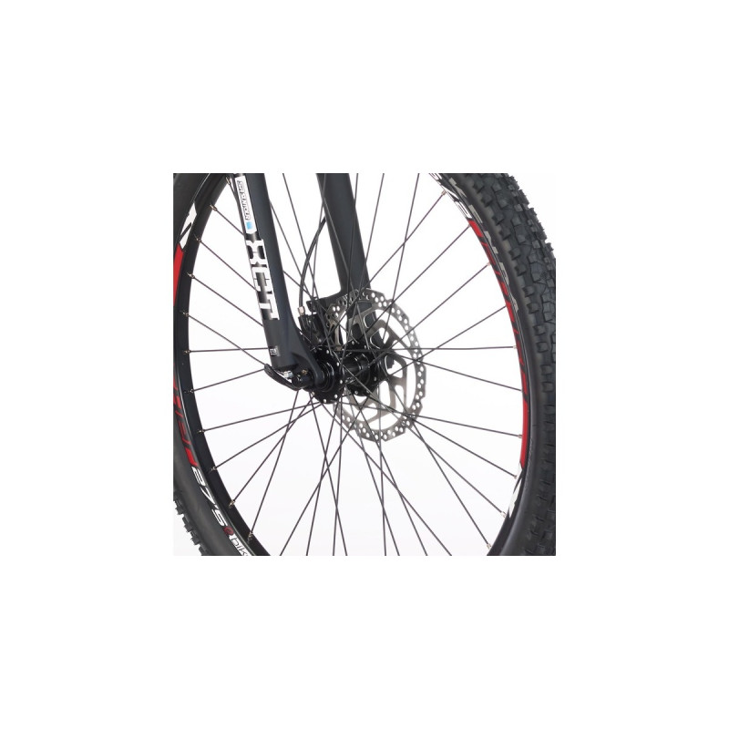 FISCHER Fahrrad Montis EM1726, Pedelec(schwarz (matt)/rot, 48cm Rahmen, 27,5