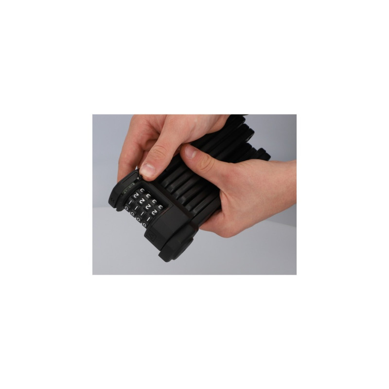 FISCHER Fahrrad PROTEC FN110, Zahlenschloss(schwarz, 110 cm, Schutzlevel 8)