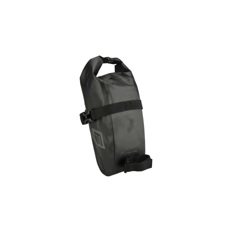 FISCHER Fahrrad Satteltasche, Fahrradkorb/-tasche(schwarz,Wasserdicht M)
