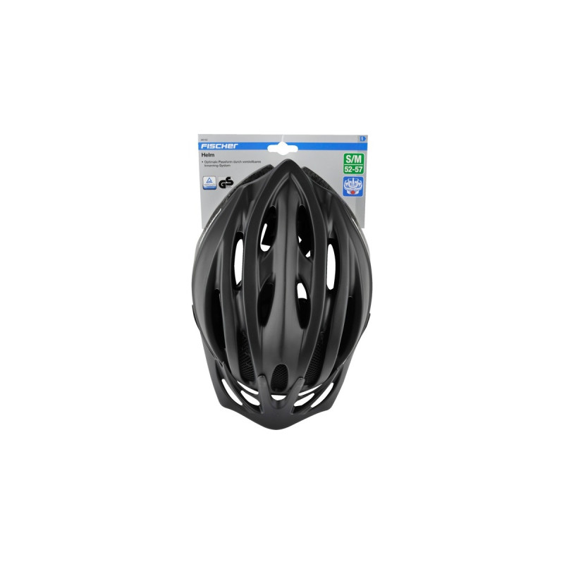 FISCHER Fahrrad Shadow, Helm(schwarz, Größe S/M, 54 - 58 cm)