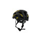FISCHER Fahrrad Urban Montis, Helm(schwarz/gelb, Größe 52-59 cm)