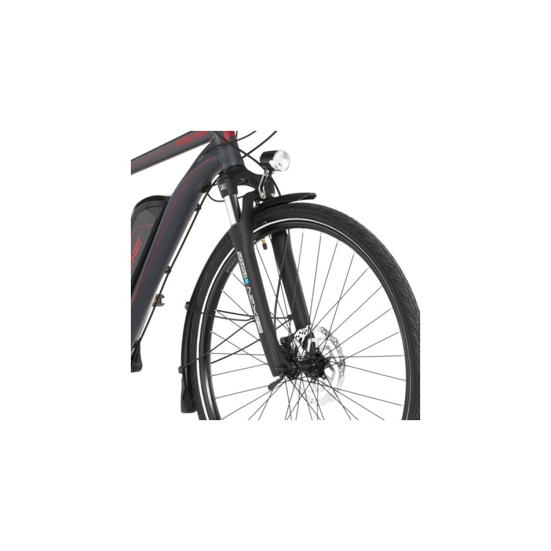 FISCHER Fahrrad Viator 1.0, Pedelec(anthrazit, 28