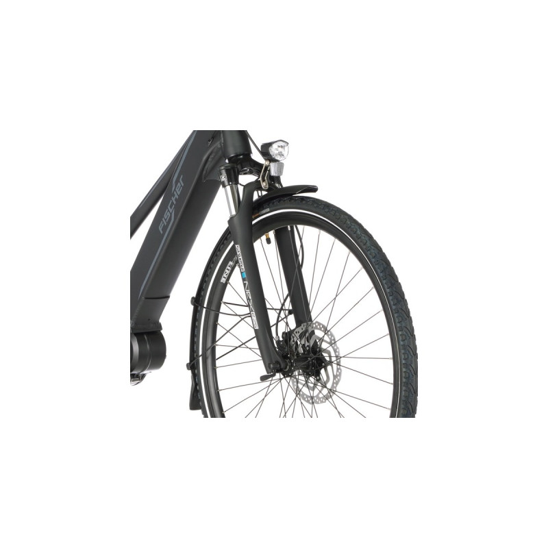FISCHER Fahrrad Viator 4.1i Damen, Pedelec(schwarz (matt), 44 cm Rahmen, 28