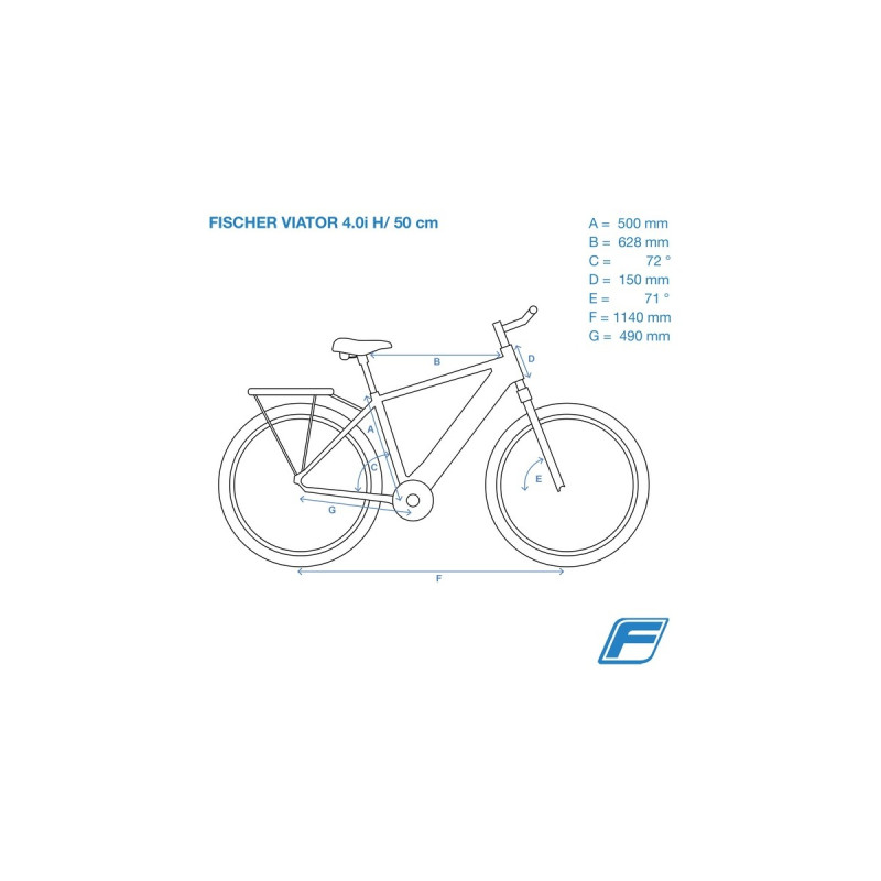 FISCHER Fahrrad Viator 4.1i Herren, Pedelec(schwarz (matt), 50 cm Rahmen, 28