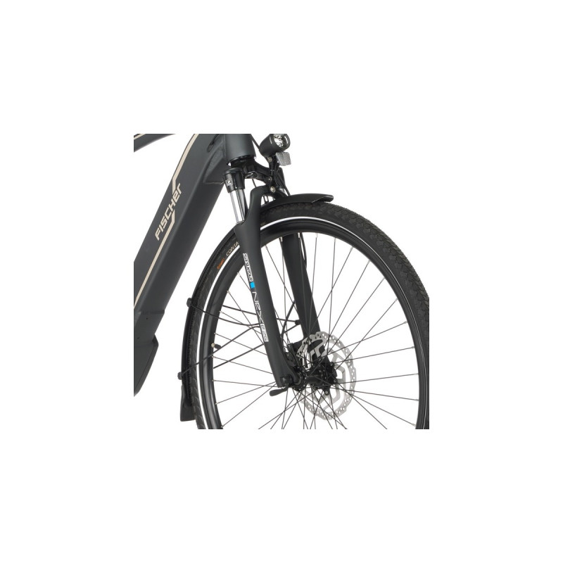 FISCHER Fahrrad Viator 5.0i Herren, Pedelec(grau, 50 cm Rahmen, 28