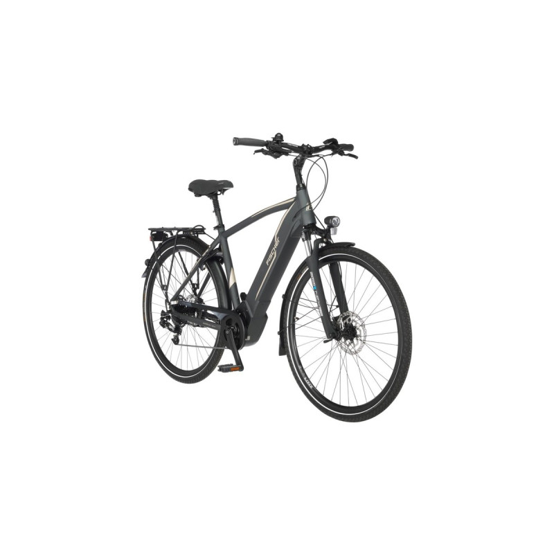 FISCHER Fahrrad Viator 5.0i Herren, Pedelec(grau, 55 cm Rahmen, 28