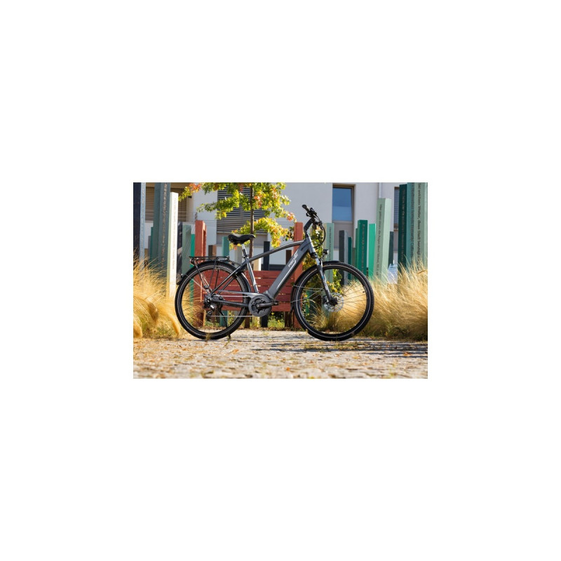 FISCHER Fahrrad Viator 5.0i Herren, Pedelec(grau, 55 cm Rahmen, 28