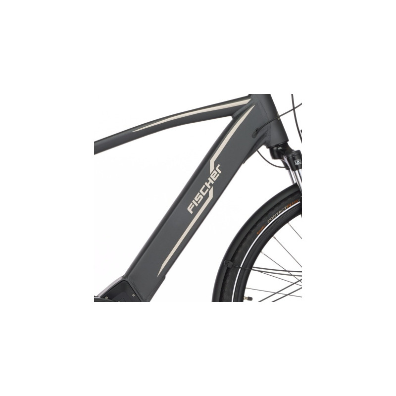 FISCHER Fahrrad Viator 5.0i Herren, Pedelec(grau, 55 cm Rahmen, 28