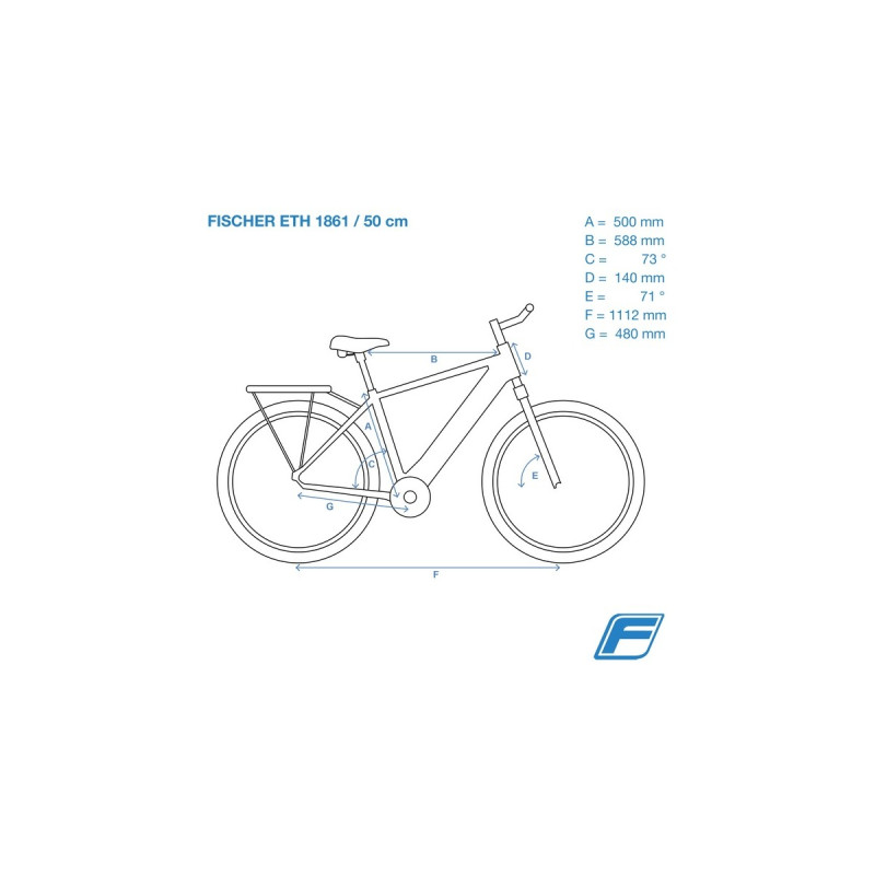 FISCHER Fahrrad Viator ETH 1861, Pedelec(schwarz (matt), 50 cm Rahmen, 28