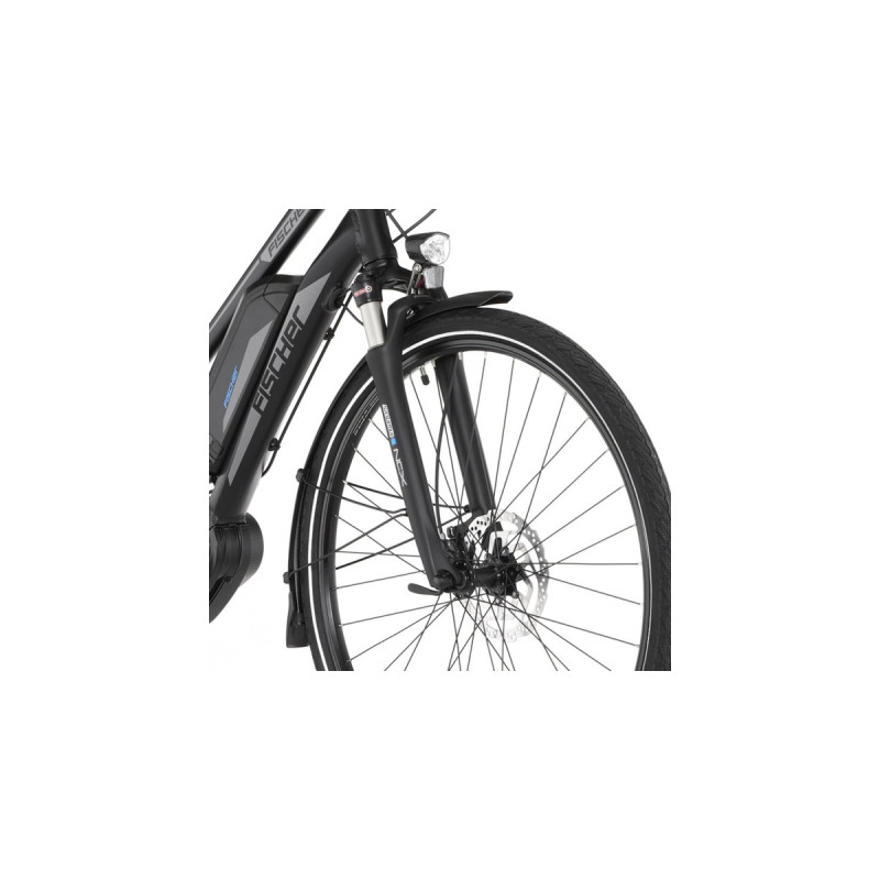 FISCHER Fahrrad Viator ETH 1861, Pedelec(schwarz (matt), 28