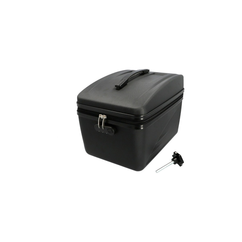 FISCHER Fahrrad isolierte Gepäckträger-Box, Gepäckbox(schwarz)