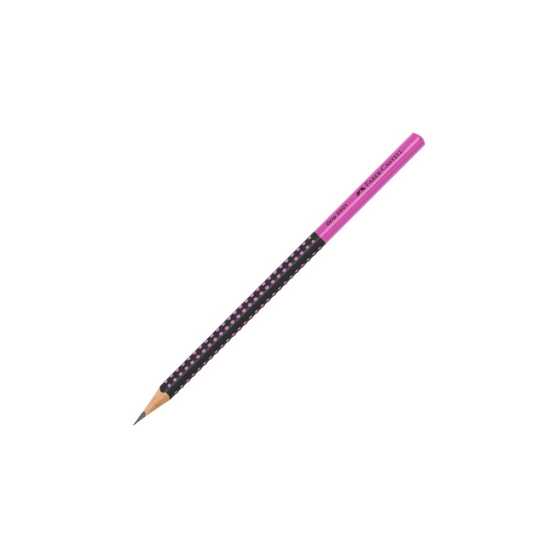 Faber-Castell Bleistift Grip 2001 Two Tone(schwarz/pink)