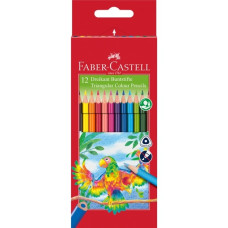Faber-Castell Buntstift dreikant 12er, Set
