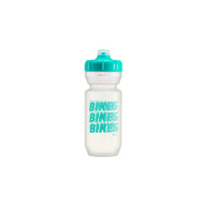 Fabric Gripper Trinkflasche BIKES BIKES BIKES, 600ml(mint/transparent)