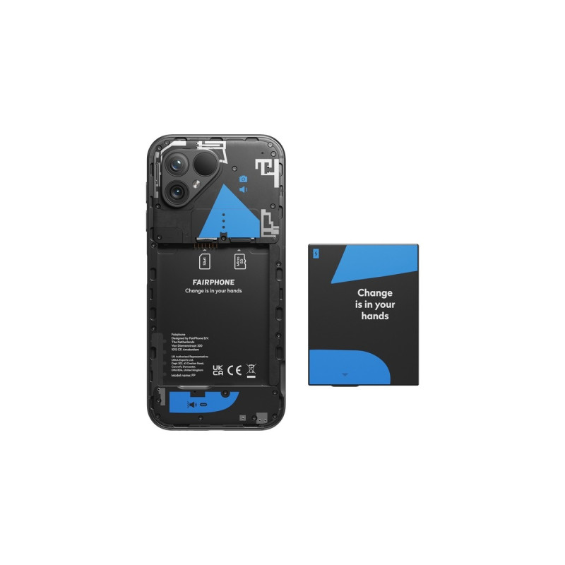 Fairphone 5 256GB, Handy(Matte Black, Android 13, Dual SIM)
