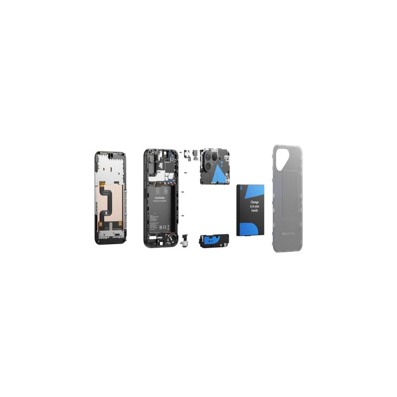 Fairphone 5 256GB, Handy(Transparent, Android 13, Dual SIM)