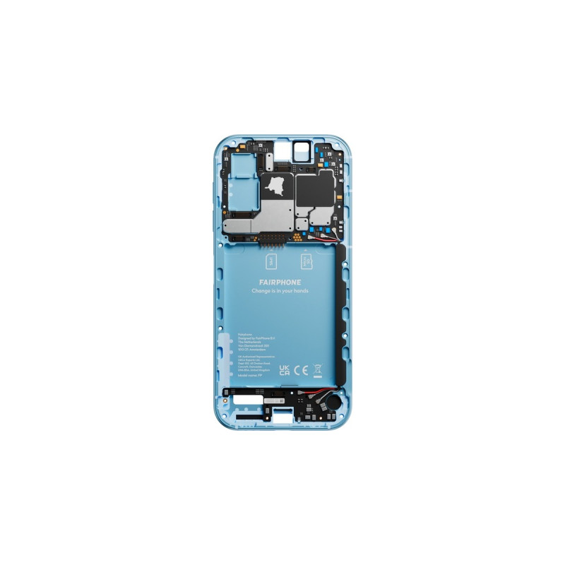 Fairphone 5 256GB, Handy(Sky Blue, Android 13, Dual SIM)