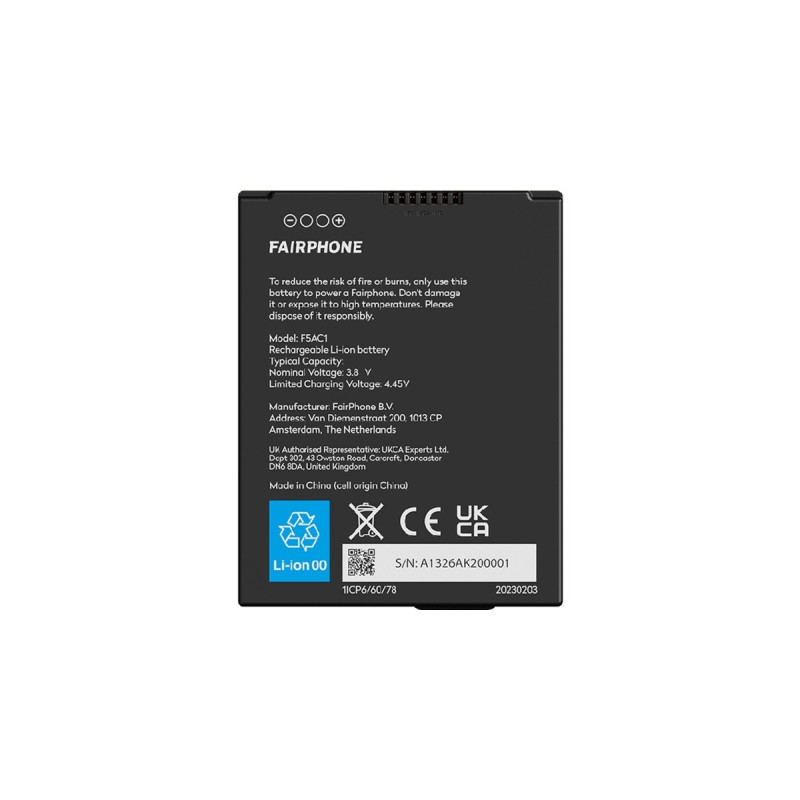 Fairphone 5 Battery, Akku(für Fairphone 5)