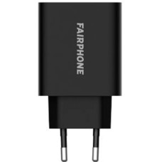 Fairphone Dual-port 30W Charger (EU), Ladegerät(schwarz, 30 Watt)
