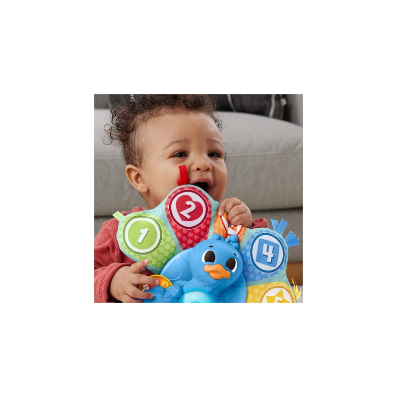 Fisher-Price BlinkiLinkis Zahlen & Farben Pfau, Geschicklichkeitsspiel