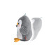 Fisher-Price Flatter & Wackel Pinguin, Kuscheltier(schwarz/weiß)