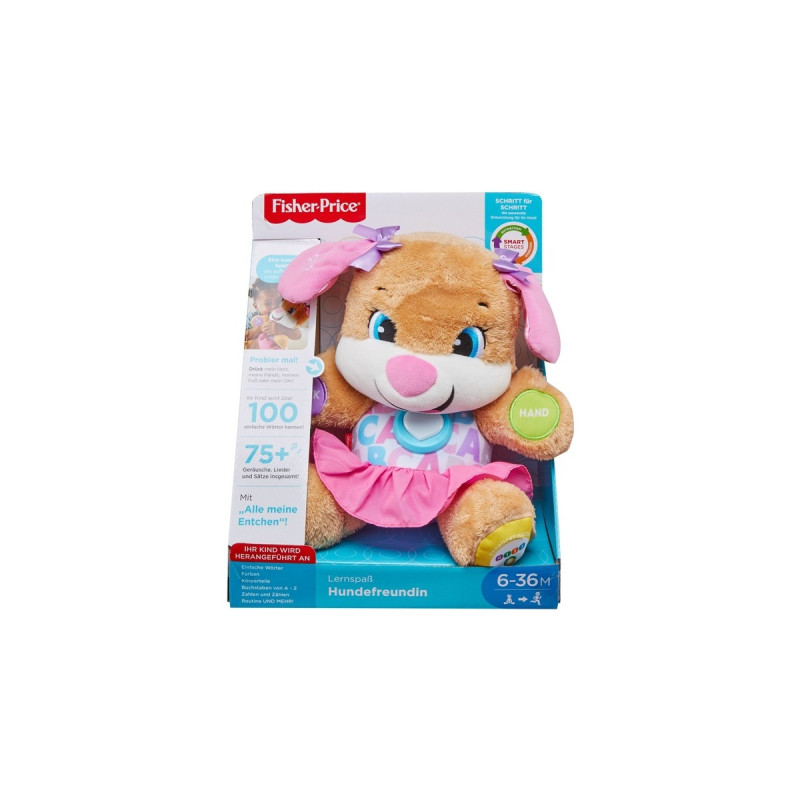 Fisher-Price Lernspaß Hundefreundin, Kuscheltier(mehrfarbig/hellbraun)