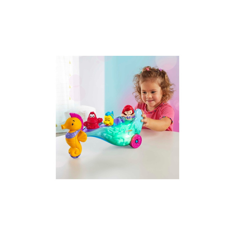 Fisher-Price Little People Disney Prinzessin Ariel Sea Carriage, Spielfigur