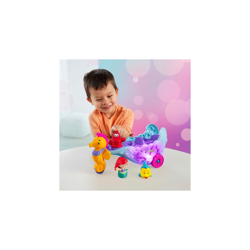 Fisher-Price Little People Disney Prinzessin Ariel Sea Carriage, Spielfigur