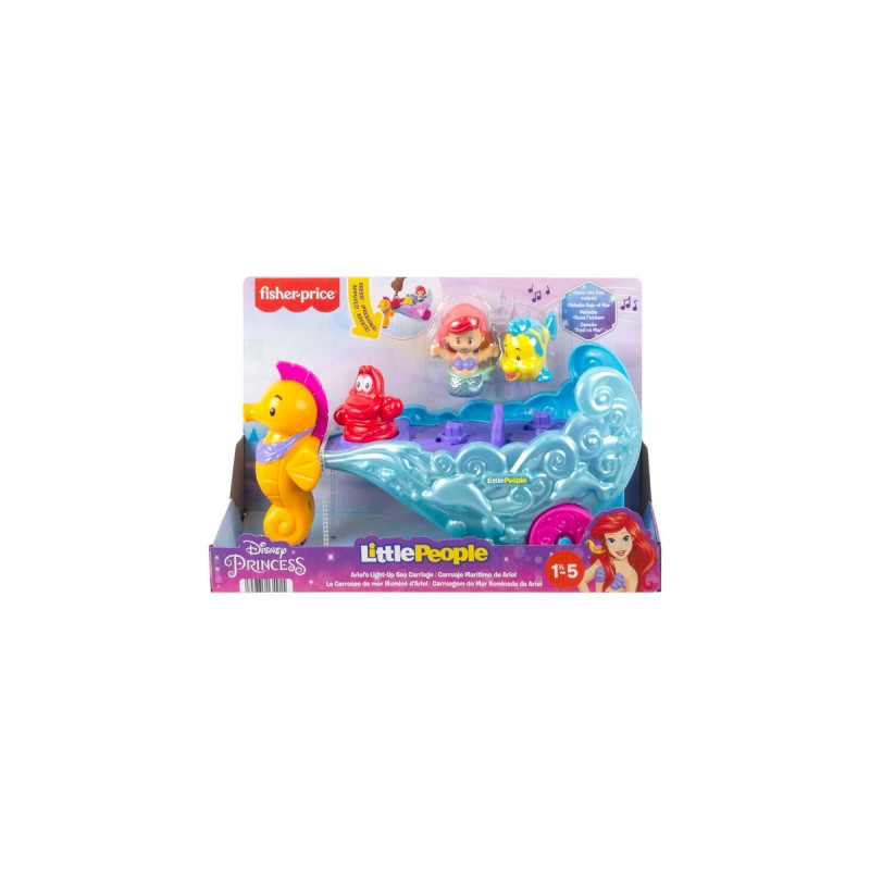 Fisher-Price Little People Disney Prinzessin Ariel Sea Carriage, Spielfigur