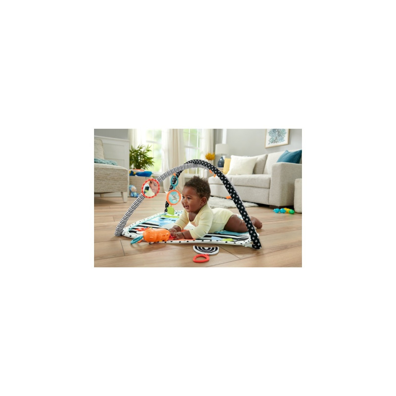 Fisher-Price Tierfreunde Kontrast-Spieldecke, Spielbogen/Decke