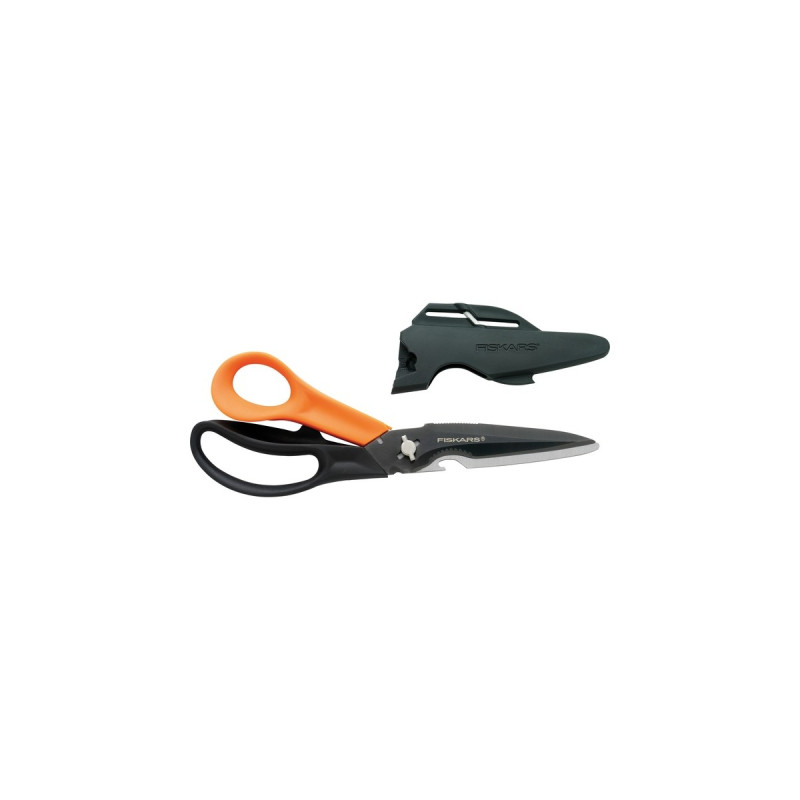 Fiskars Cuts+More Mehrzweckschere(schwarz/orange)