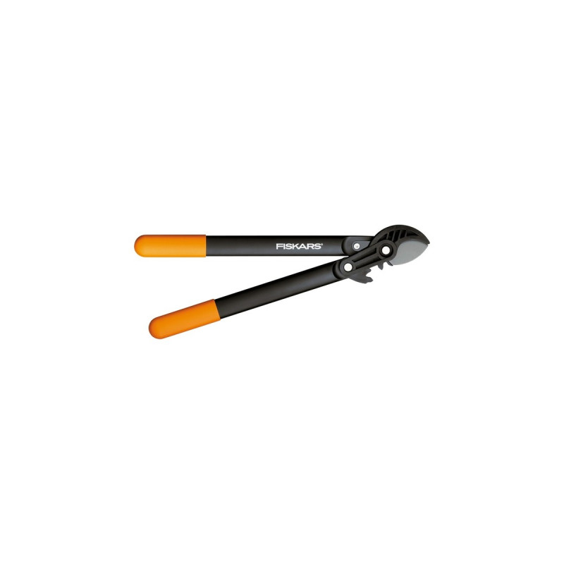 Fiskars PowerGear II Amboss Getriebe-Astschere L71(schwarz/orange)