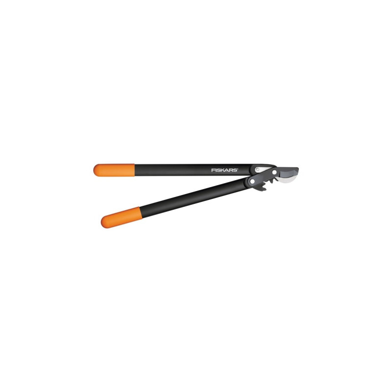 Fiskars PowerGear II Bypass Getriebe-Astschere L74(schwarz/orange)