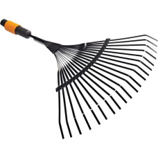 Fiskars QuikFit Fächerbesen(schwarz/orange, 43cm)