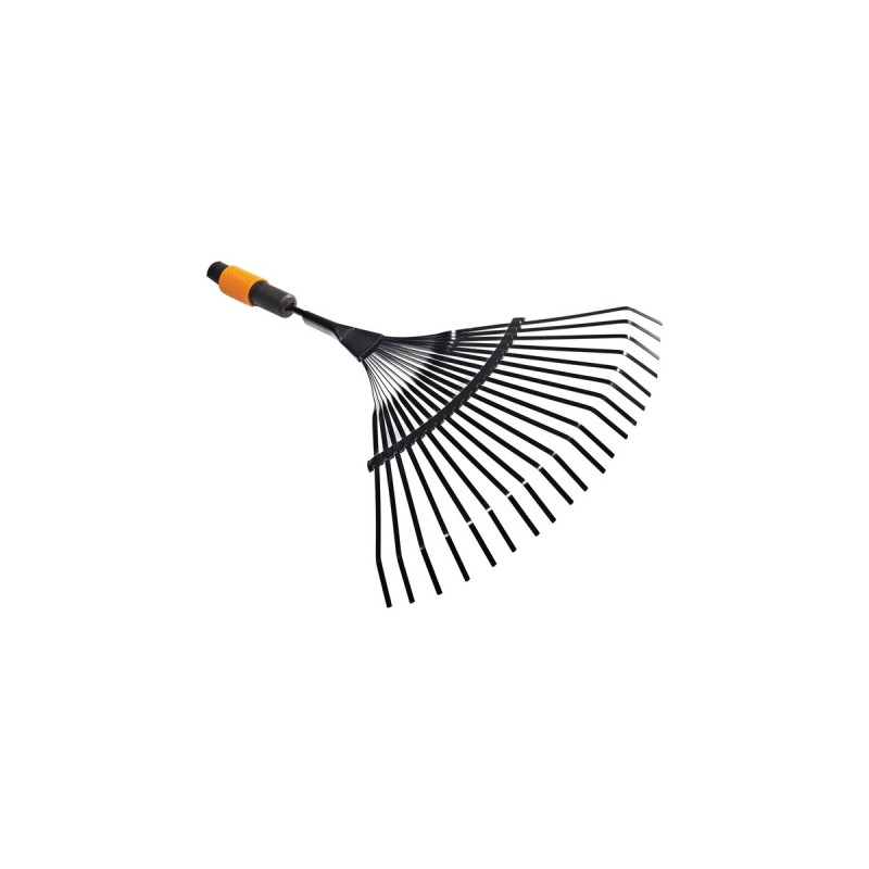 Fiskars QuikFit Fächerbesen(schwarz/orange, 43cm)