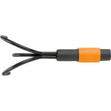 Fiskars QuikFit Grubber, Handgrubber(schwarz/orange, 9cm)