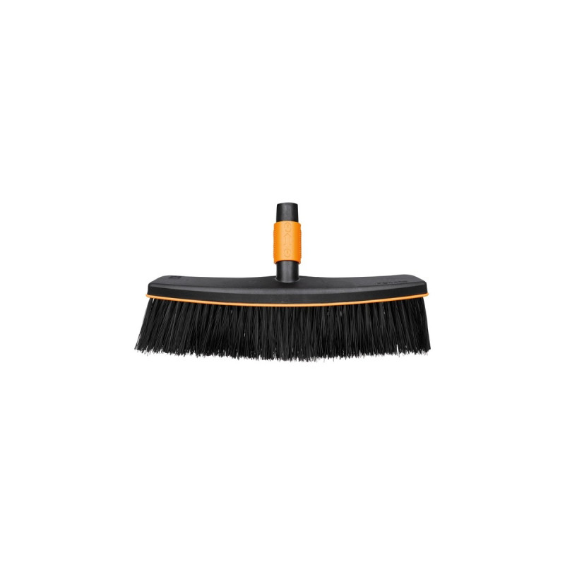 Fiskars QuikFit Straßenbesen(schwarz/orange, 38cm)